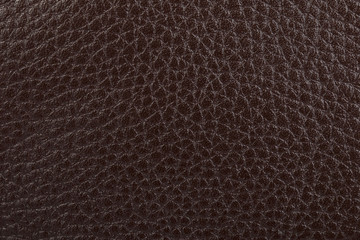 Dark brown leather texture background