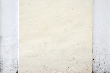 Painted White and Pastel Color Concrete Wall