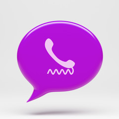 Chat Bubble Contact Icon