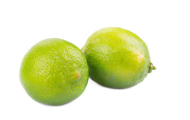Fresh limes isolated