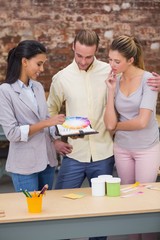 Interior designers working together