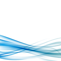 Blue wave certificate border background