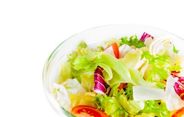 Italian fresh salad isolated