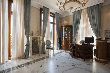 Counter in luxury villa hotel 