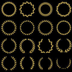 Laurel Wreaths Vector Collection