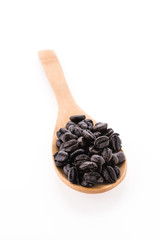 Coffee beans isolated on white background