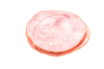 Ham isolated on white