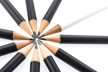 Pencil isolated on white background