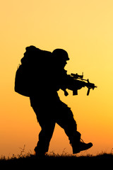 Soldier silhouette