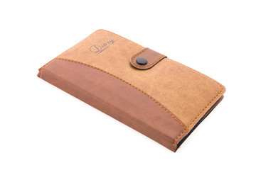 notebook isolated on white background