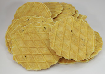 Pressed salted baking with caraway seeds