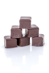 Chocolate covered Marzipan-Jelly-Lebkuchen Praline