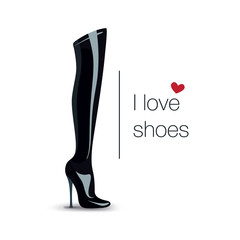 Foot logo, boot logotype