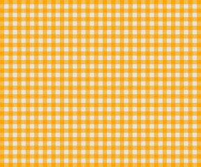 Kariertes Tischdeckenmuster orange