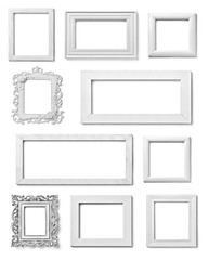 white frame wood background image