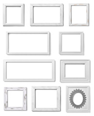 white frame wood background image