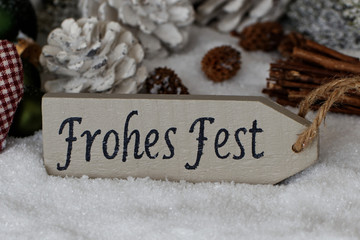 Naklejka premium Frohes Fest