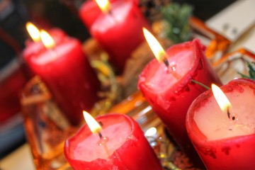Weihnachtskerzen - Adventskerzen