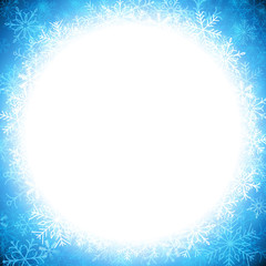 Christmas blue abstract background.