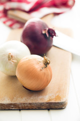 various onions