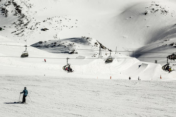 Kitzsteinhorn ski region in Austria