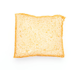 Bread isolated on white