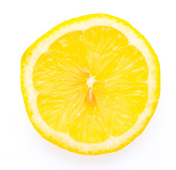 Lemon isolated on white