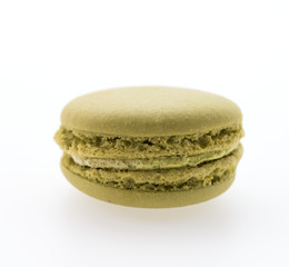 Macaroons isolated on white