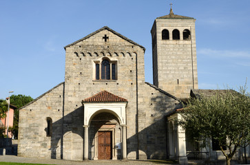 Fototapeta na wymiar The church of San Vittore at Muralto