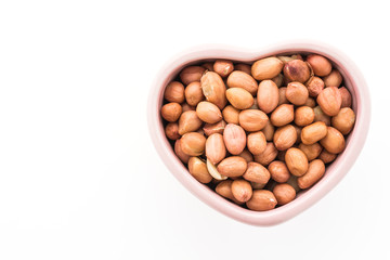 Peanut isolated on white background