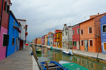 Fototapeta na wymiar Canal à Burano