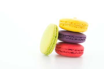 Macaroon isolated on white background
