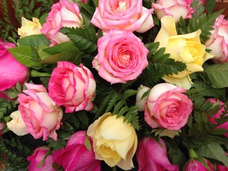 beautiful bouquet of roses