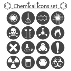 Chemical icons set