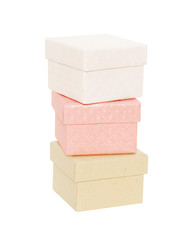 collection of gifts isolated on a white background