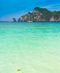 Tranquil Bay Blue Seascape