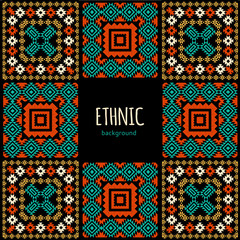 Abstract ethnic background
