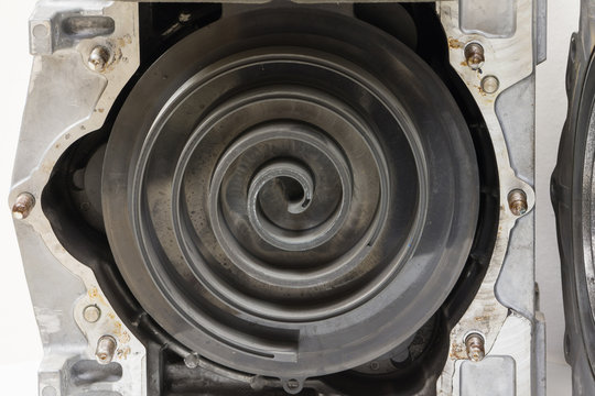 scroll Kompressor offen Schnittbild