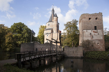 Fototapeta na wymiar castle in Wijk bij duurstede