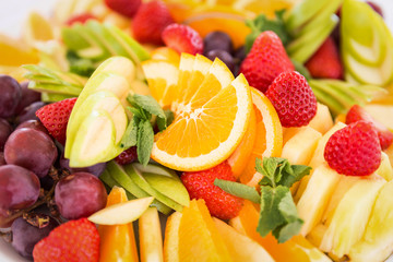Fresh fruit party plate