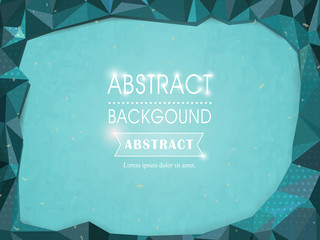 abstract polygonal background for poster template