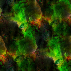 Obraz na płótnie Canvas art background texture green, black abstract watercolor seamless