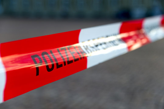 Polizeiabsperrung