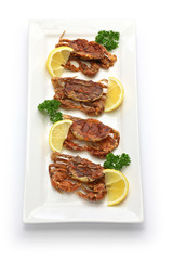 deep fried soft shell crab