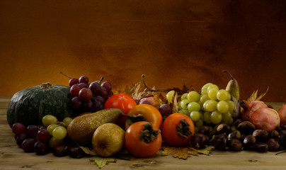 Autumn fruits