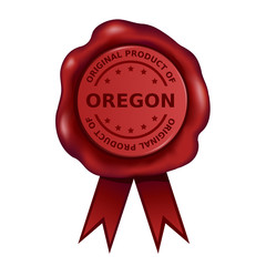 Product Of Oregon Wax Seal