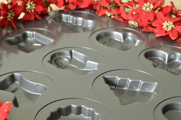 Molds for Christmas cookies.