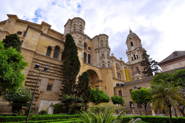 Fototapeta premium Malaga Cathedral view