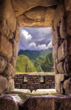 Inca city Machu Picchu (Peru)