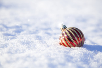 bright christmas decoration ball